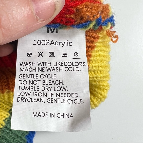 Colorful Striped Sweater Size Medium - Picture 4 of 6